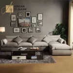 كنب زاوية قماشية فاخرة و مريحة