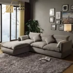 كنب زاوية قماشية فاخرة و مريحة