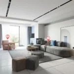 ⁦كنبة زاوية أنيقة و مميزة بتصميم مودرن⁩ - الصورة ⁦6⁩