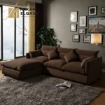 كنب زاوية قماشية فاخرة و مريحة