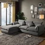 كنب زاوية قماشية فاخرة و مريحة