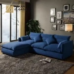 كنب زاوية قماشية فاخرة و مريحة