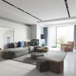 ⁦كنبة زاوية أنيقة و مميزة بتصميم مودرن⁩ - الصورة ⁦2⁩