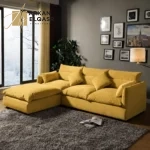 كنب زاوية قماشية فاخرة و مريحة