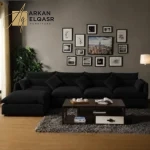 كنب زاوية قماشية فاخرة و مريحة