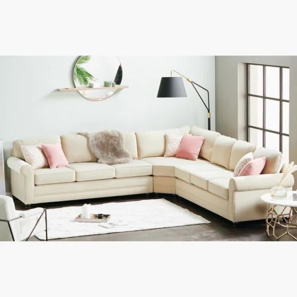 كنبة زاوية بتصميم مريح ومودرن