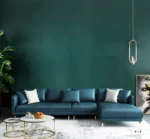 ⁦كنب زاويه جلد بتصميم إيطالي⁩ - الصورة ⁦3⁩