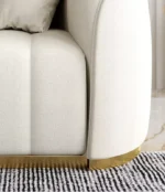 ⁦كنبة جلد فاخر متعدد المقاسات⁩ - الصورة ⁦10⁩