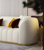 ⁦كنبة جلد فاخر متعدد المقاسات⁩ - الصورة ⁦8⁩