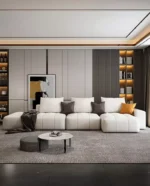 ⁦كنبة زاوية جلدية بتصميم إيطالي فاخر⁩ - الصورة ⁦3⁩