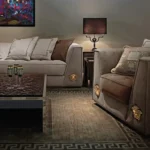 ⁦كنبة 3 مقاعد بتصميم عصرى⁩ - الصورة ⁦3⁩