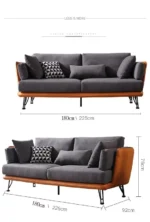 ⁦كنبة مودرن فاخرة ومريحة لغرفة المعيشة⁩ - الصورة ⁦4⁩