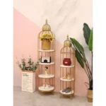 وحدة ارفف ديكور على شكل قفص