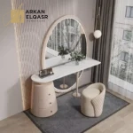 تسريحة غرفة نوم بتصميم ايطالى مع بوف شيك