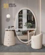 تسريحة غرفة نوم بتصميم ايطالى مع بوف شيك