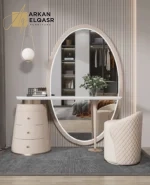 تسريحة غرفة نوم بتصميم ايطالى مع بوف شيك