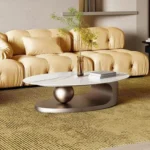 ⁦طاولة قهوة رخام شيك بتصميم ايطالى⁩ - الصورة ⁦2⁩