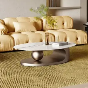 طاولة قهوة رخام شيك بتصميم ايطالى