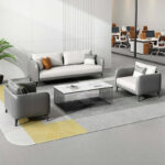 طقم كنب من الجلد الفاخر