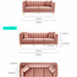 ⁦كنب مودرن مخملي فاخر⁩ - الصورة ⁦6⁩