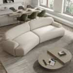 ⁦كنب جلد ثلاثي بتصميم فاخر⁩ - الصورة ⁦4⁩