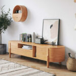 طاولة تلفاز خشبي مميزة