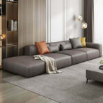 كنب جلد مميز فاخر