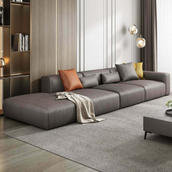 كنب جلد مميز فاخر