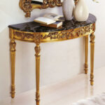 ⁦كنسول ملكي ذهبي فاخر⁩ - الصورة ⁦3⁩