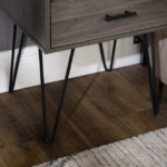 ⁦كمودينة خشبي بأرجل معدني⁩ - الصورة ⁦5⁩