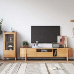 ⁦طاولة تلفاز خشبي مميزة⁩ - الصورة ⁦3⁩