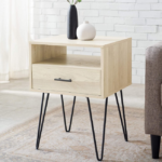 ⁦كمودينة خشبي بأرجل معدني⁩ - الصورة ⁦4⁩