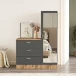 دولاب يتكون من 3 أدراج و وحدة تخزين