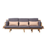 ⁦اريكة فاخرة ذات تصميم جذاب⁩ - الصورة ⁦9⁩