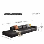 ⁦كنب جلد مميز فاخر⁩ - الصورة ⁦7⁩