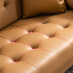 ⁦كنب جلد ثلاثي بتصميم فاخر⁩ - الصورة ⁦2⁩