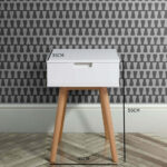 ⁦كومودينة بارجل من خشب زان⁩ - الصورة ⁦3⁩