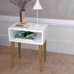 كومودينة من خشب بارجل زان