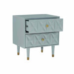 ⁦كومودينة 2 ادرج رمادي فاتح⁩ - الصورة ⁦4⁩