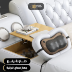 ⁦سرير نوم جلد فخم – تنجيد فاخر ولوح رأس مبطن – هيكل خشبي متين – متوفر بألوان متعددة⁩ - الصورة ⁦6⁩