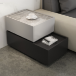 ⁦كمودينة سرير جانبية خشبي فاخرة⁩ - الصورة ⁦3⁩