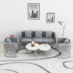 ⁦اريكة مخملية مميزة التصميم⁩ - الصورة ⁦2⁩