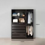 ⁦دولاب ب 5 ادرج و وحدتبن تخزين مع علاقة ملابس⁩ - الصورة ⁦2⁩