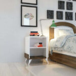 ⁦كومودينة بوحدة تخزين ابيض⁩ - الصورة ⁦2⁩