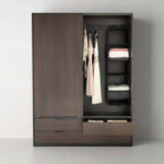 ⁦دولاب ملابس مع 4 ادرج و باب منزلق⁩ - الصورة ⁦4⁩