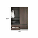 ⁦دولاب بارفف و ادرج متعددة بعلاقات ملابس⁩ - الصورة ⁦2⁩