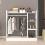 دولاب ابيض بسيط بدون ابواب