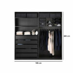 ⁦خزانة ملابس مودرن بتصميم عصري⁩ - الصورة ⁦3⁩