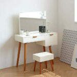 تسريحة مع كرسي من خشب ام دي اف