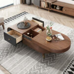 ⁦طاولة قهوة متعددة الاستخدامات مع طاولة تلفاز⁩ - الصورة ⁦4⁩